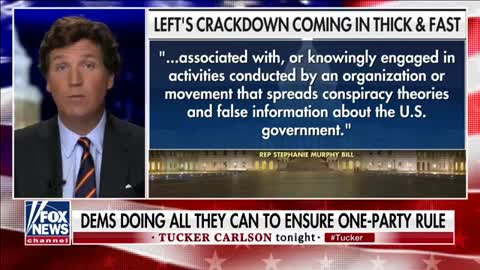 TUCKER Slams Democrats' Power Grab And Fascist Campaign To Shutdown Fox News, Conservative Voices