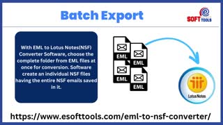 Convert EML to Lotus Notes (NSF)