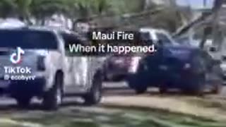 NEVER BEFORE SEEN FOOTAGE WHEN THE MAUI FIRES FIRST BEGAN 😲