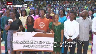 TB Joshua Foundation Donate 13million to over 40 Youths