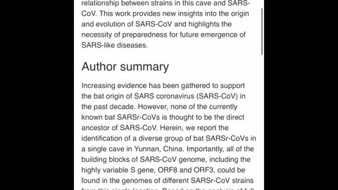 The Prediction of Covid-19 back in 2015