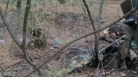 Ukranian Husky APU Armored vehicle Destroyed