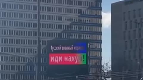 The Russian ship GET THE FUCK OUT. Poland supports Ukraine.