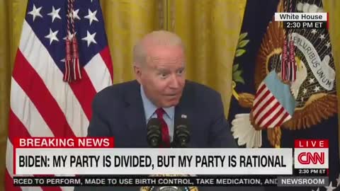Biden CREEPILY Whispers to the Press During Infrastructure Speech