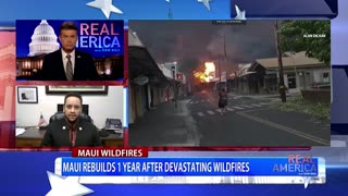 REAL AMERICA -- Dan Ball W/ Rep. Diamond Garcia, Maui Fire Recovery One Year Later, 8/12/24