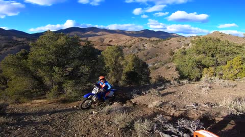 Crazy dirt bike Ride! GoPro (out of the garage)