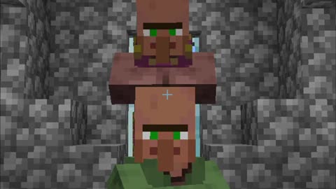 goofy sus villagers in minecraft 😳🥵💀