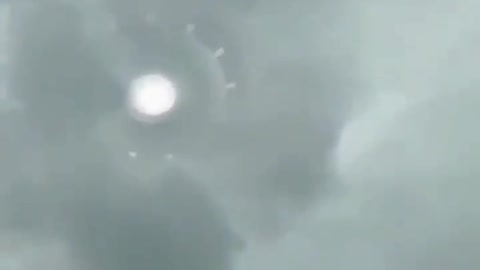 amazing UFO in the sky of Scotland