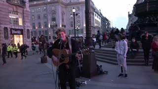 Harry Marshall Music Busking in London 25th January 2018.