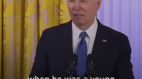 US President's joe Biden introduced about self