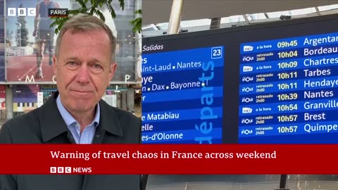 France travel disruption to last all weekend after arson attacks