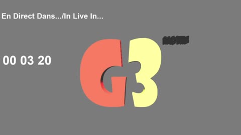 G3 Décompte Avant Les Lives En Direct/G3 Countdown Before Lives In Direct