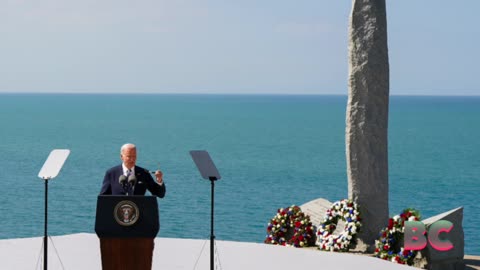 Biden asks Americans to recommit to democracy in speech in Normandy