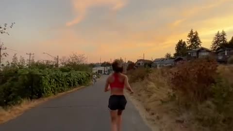 When you complete your long run and realize you