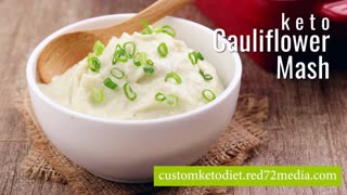 Easy Keto Diet Recipe Cauliflower Mash