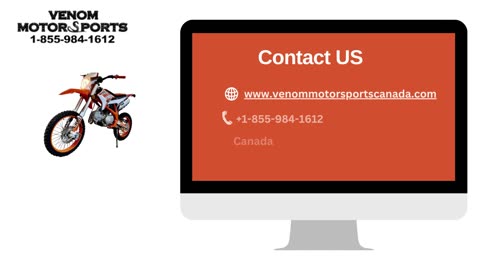 Discover the thrill of Motocross with the Venom Thunder 125cc Dirt Bike