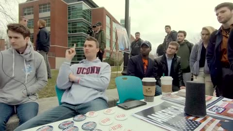 Turning Point USA - Hamas Sympathizers YELL At Charlie Kirk Over FACTS 👀