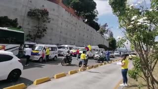 Protesta de transportadores especiales 25M autopista