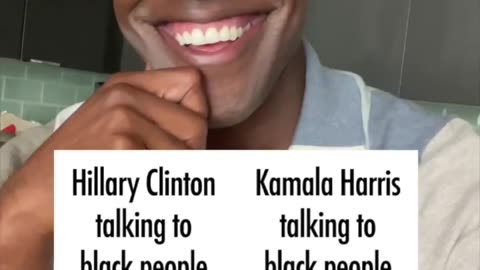 HRC and Kamala talk with fake Black accent