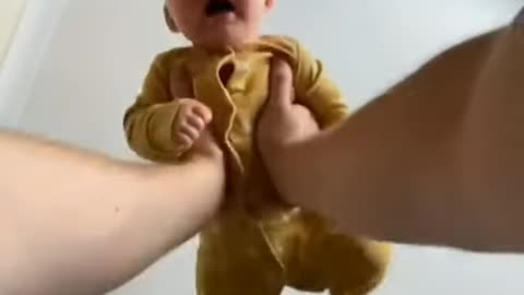 Cutie cutie baby funny action