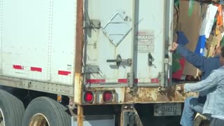 Truckers Forget to Try the Other Latch