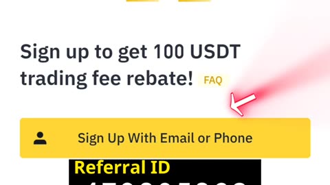 Binance Referral Code -- How to create a New Binance