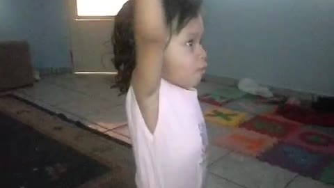 My baby dancing.