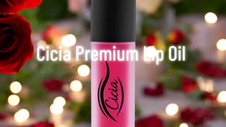 Cicia Premium Pink Lip Oil - Cherry Moisturizing and Nourishing Glossy Finish | Lip Care Treatment