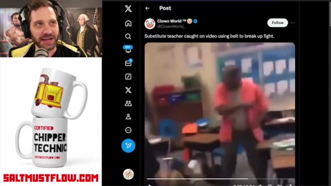 Substitute Teacher Beats The Hell Out of Students With a Belt