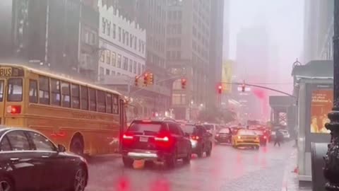 rain in new York city | rain | new york | usa #usa #newyork