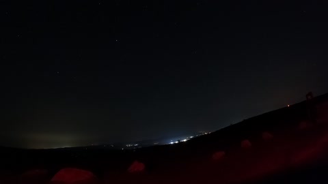 Nightlapse at Haytor carpark. Dartmoor. GoPro