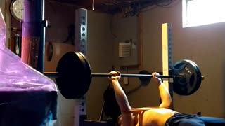 285 slingshot bench press for 5 reps