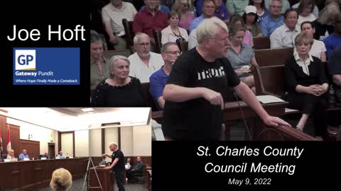 Joe Hoft Speaking at the St. Charles County Council Meeting - Election Integrity 05/09/22