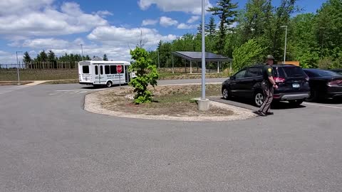 Returning voting machines back to Windham on last day of Windham audit - Thursday May 27, 2021