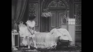 Le Coucher de la mariée (1907) Pirou Bedtime for the bride.