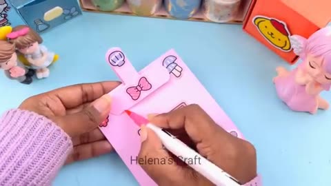 Easy Craft Ideas / How to make / paper craft / school hacks / Handmade paper craft / art and craft