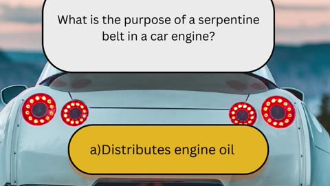 Basic Car Knowledge Question 9