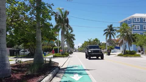 Fort Myers Beach, FL, Beach Bicycling Exploring 2022-06-05 part 3 of 3