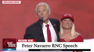 STRAIGHT OUT OF PRISON Peter Navarro ELECTRIFIES the RNC!