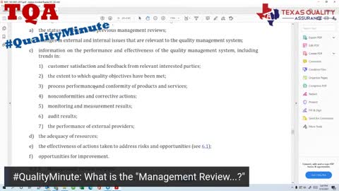 #QualityMinute: What is the Management Review?