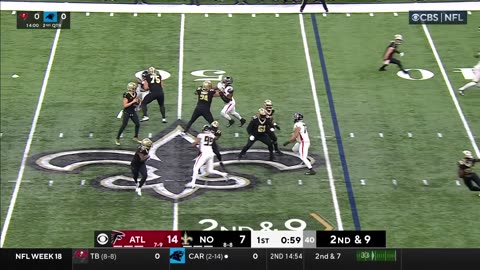 Derek Carr Top Throws from Week 18 Win over Falcons | New Orleans Saints