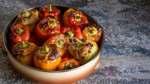 😋Quinoa-Stuffed Peppers: Healthy & Flavorful Recipe!🌶️| #CookingAdventures🍽️