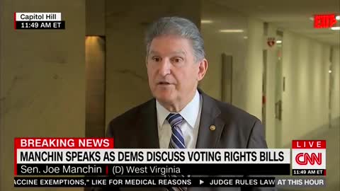 Manchin on Filibuster Carve-Out for Voting Rights