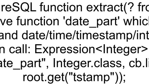 JPA Criteria how to use EXTRACTfield FROM timestamp