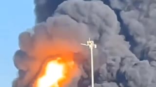 Missile Attack On Saudi Arabian Oil Facility Causes HUGE Fireball