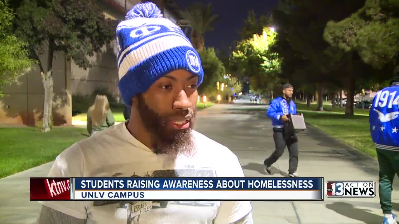 UNLV students raise awareness about homelessness