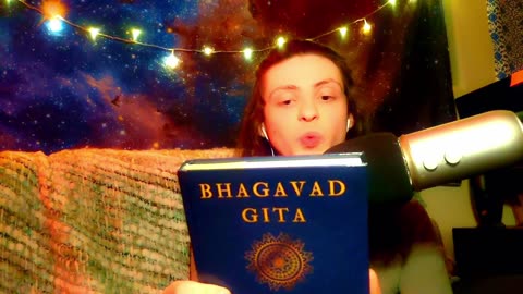 ASMR Bhagavad Gita Introduction | Whispered | Rain sounds