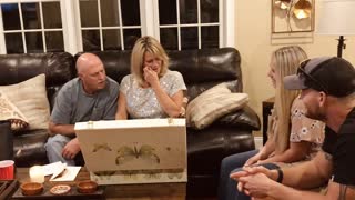 My mom was slightly excited #surprise #pregnant #grandparents #viral #like #pregnancyannouncement #fyp #baby #firsttimeparents #funny #foryou #laugh
