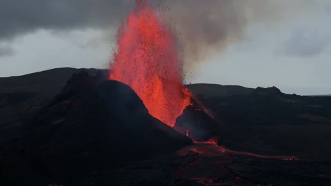 Volcano eruption 🌋🌋
