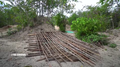 Build Secret Tunnel Underground House And Water Slide To Tunnel Swimming Pools